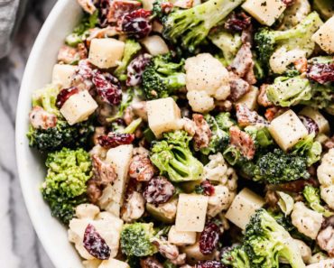 Broccoli Cauliflower Salad {Creamy & Fresh!} – WellPlated