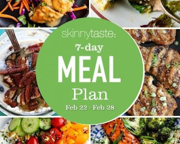 7 Day Healthy Meal Plan (Feb 22-28)
