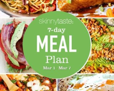 7 Day Healthy Meal Plan (March 1-7)