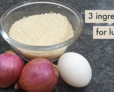 3 ingredients for lunch! A simple & satisfying lunch recipe!3