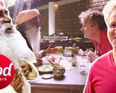 Indian Guru Tries To Convince Gordon Ramsay To Be Vegetarian