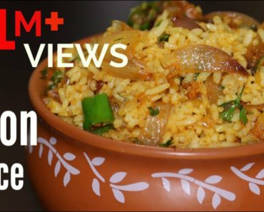 Simple Onion Rice Recipe | Quick Breakfast recipe