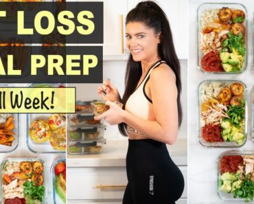NEW! SUPER EASY 1 WEEK MEAL PREP FOR WEIGHT LOSS