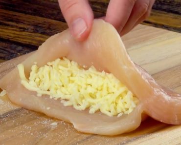 Fill The Chicken With Cheese And Fold It – So