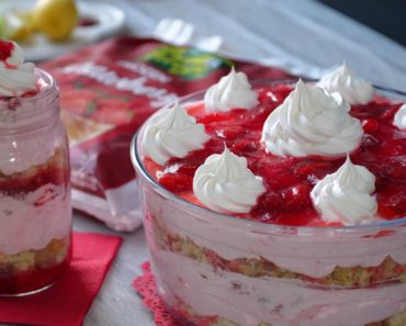 Strawberry Angel Fruit Cake Dessert By Food Fusion