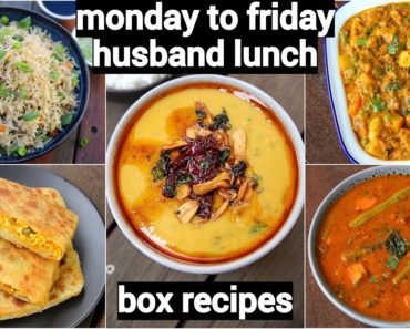 monday to friday quick & easy husband lunch box recipes
