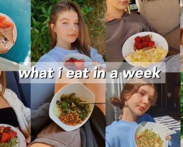 what i eat in a week!