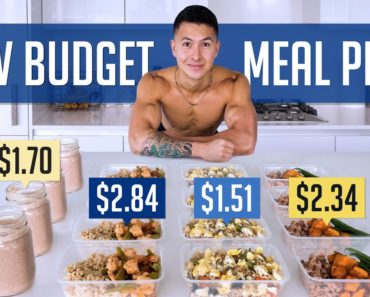 How To Build Muscle For $8/Day (HEALTHY MEAL PREP ON