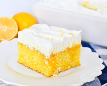 Lemon Curd Poke Cake Recipe