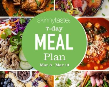 7 Day Healthy Meal Plan (March 8-14)