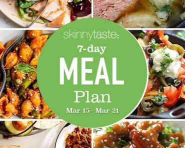 7 Day Healthy Meal Plan (March 15-21)