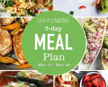 7 Day Healthy Meal Plan (March 22-28)