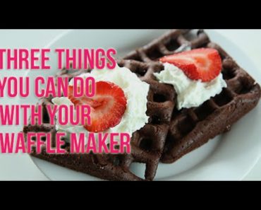 Three Desserts You Can Make With A Waffle Maker