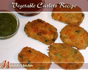 Vegetable Cutlets by Manjula, Indian Vegetarian Cuisine