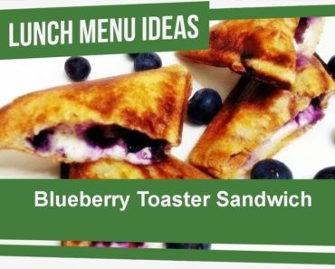 Blueberry Toaster Sandwich Lunchtime Meals