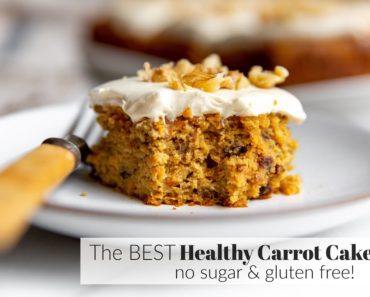 The ULTIMATE Healthy Carrot Cake Recipe (No Refined Sugar! Gluten