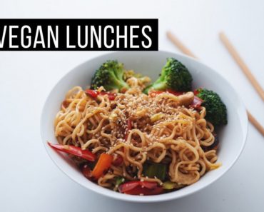 1 Week of Simple Vegan Lunches