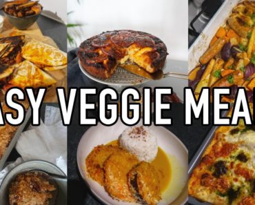 6 QUICK AND EASY VEGETARIAN RECIPES (INCLUDING 2 DESSERTS)!