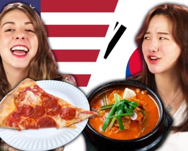 Americans & Koreans Swap School Lunches