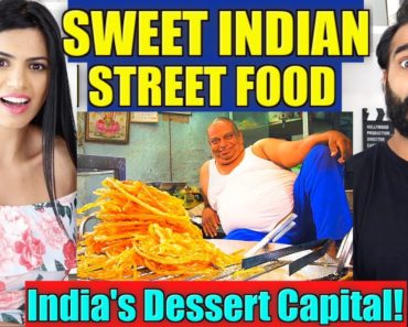 SWEET INDIAN STREET FOOD Tour in North India REACTION!!! |