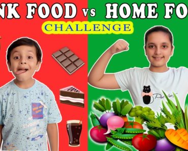 JUNK FOOD vs HOME FOOD Challenge