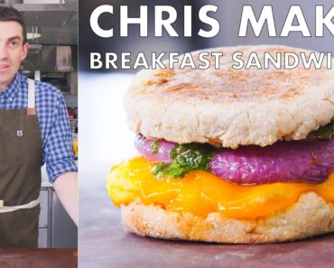 Chris Makes Breakfast Sandwiches