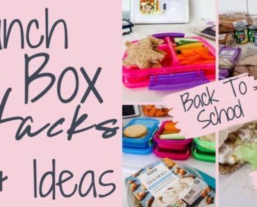 LUNCHBOX IDEAS FOR BACK TO SCHOOL
