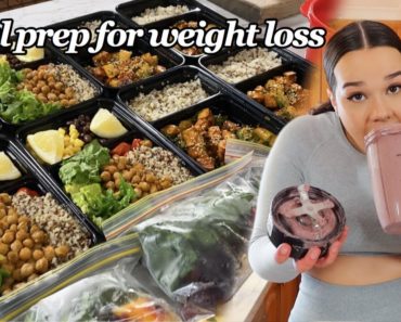 I tried to MEAL PREP for a week! *weight loss,