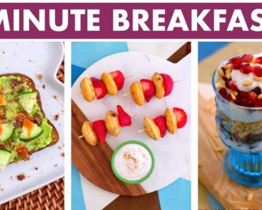 5 MINUTE Healthy Breakfast Ideas for Back to School!