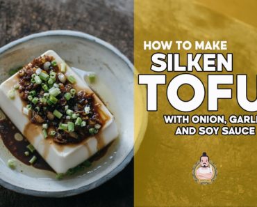 Silken Tofu with Soy Sauce, Onion & Garlic