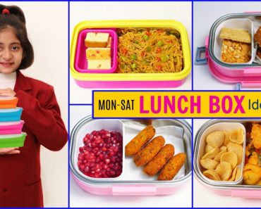 MONDAY To SATURDAY Kids LUNCH BOX Recipes