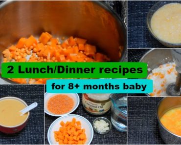 2 Lunch/Dinner Recipes for 8+ months Baby l Healthy Baby