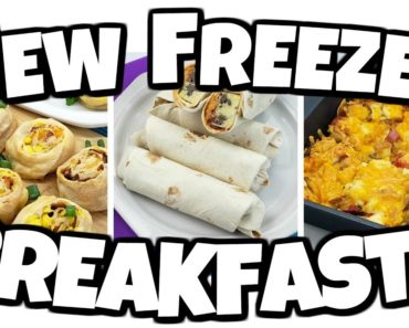 *ALL NEW* Make Ahead FREEZER Breakfast Ideas