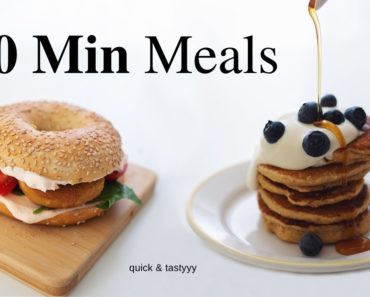 10 Minute Breakfasts for Busy Mornings! (vegan)