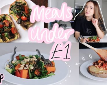 HEALTHY MEALS ALL UNDER £1 cooking for uni on a