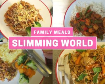 SLIMMING WORLD FAMILY MEALS OF THE WEEK