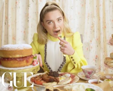 Florence Pugh Eats 11 English Dishes – Mukbang