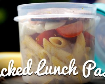PACKED LUNCH IDEAS | Layered Leftover Pasta Salad