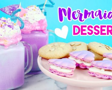 How to Make Mermaid Desserts (Freakshakes, Macarons, and Cookies)!