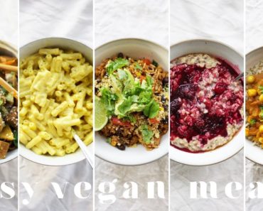 MY GO-TO CHEAP & EASY VEGAN MEALS