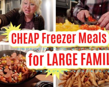 CHEAP Freezer Meals for LARGE Families