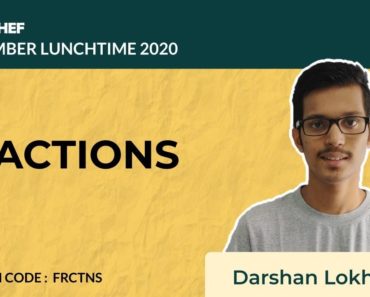 Fractions (FRCTNS) | November Lunchtime 2020