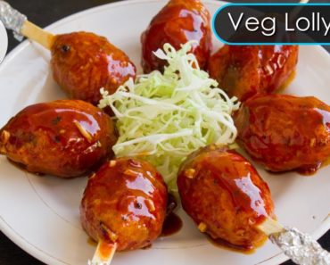 Indo-Chinese Veg Lollipop Recipe