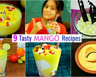 9 Tasty MANGO Dessert & Drinks Recipes
