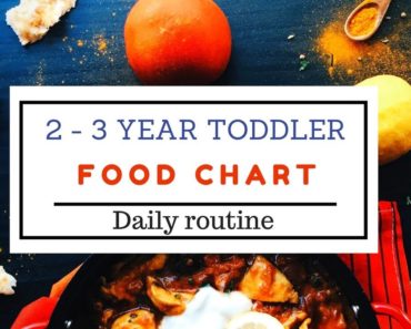 Food chart & Daily routine ( for 2