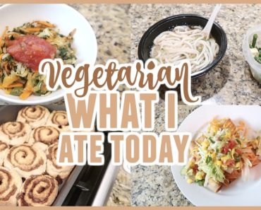 What I Ate Today // Vegetarian Meals At My Parent’s