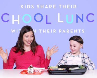 Kids Share Their School Lunch With Their Parents