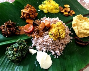 Full Vegetarian Meal On Banana Leaf Recipe In Sri Lankan