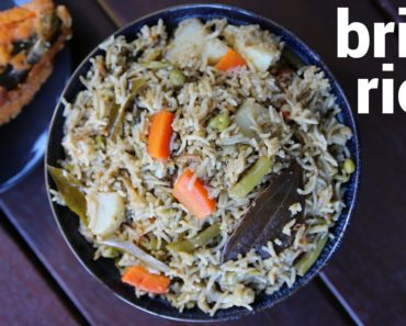 brinji rice recipe | vegetable brinji