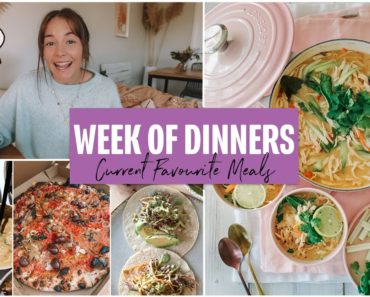 A WEEK OF DINNERS ~ Healthy Meals & Diet Updates!